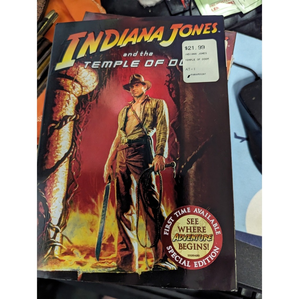 Indiana‎ Jones and the Temple of Doom DVD FIRST TIME AVAILBALE SPECIAL EDITION